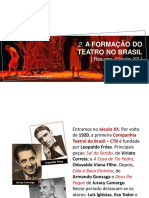 Apresentação. 2, Formação Do Teatro No Brasil. Século XX