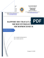 Rapport TP Microcontroleur