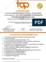 Certificado NR11 - MARCILIIO