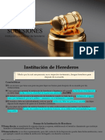 PP Institución y Sustitución - Revocación y Caducidad (Testamentos)