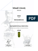 Mcdonald S University: Diploma
