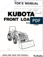 Kubota La482 La682 Operation Manual
