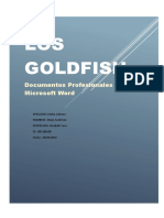 Elaboracion de Un Documento Acerca de Los Goldfish