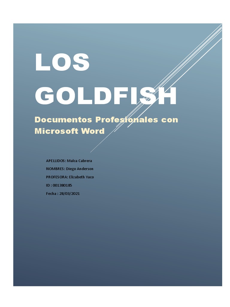 Variedades y cuidados del Goldfish | PDF | Pescado
