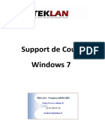 Windows7 Support Cours