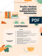 Pruebas T de Student para Muestras Relacionadas e Independientes