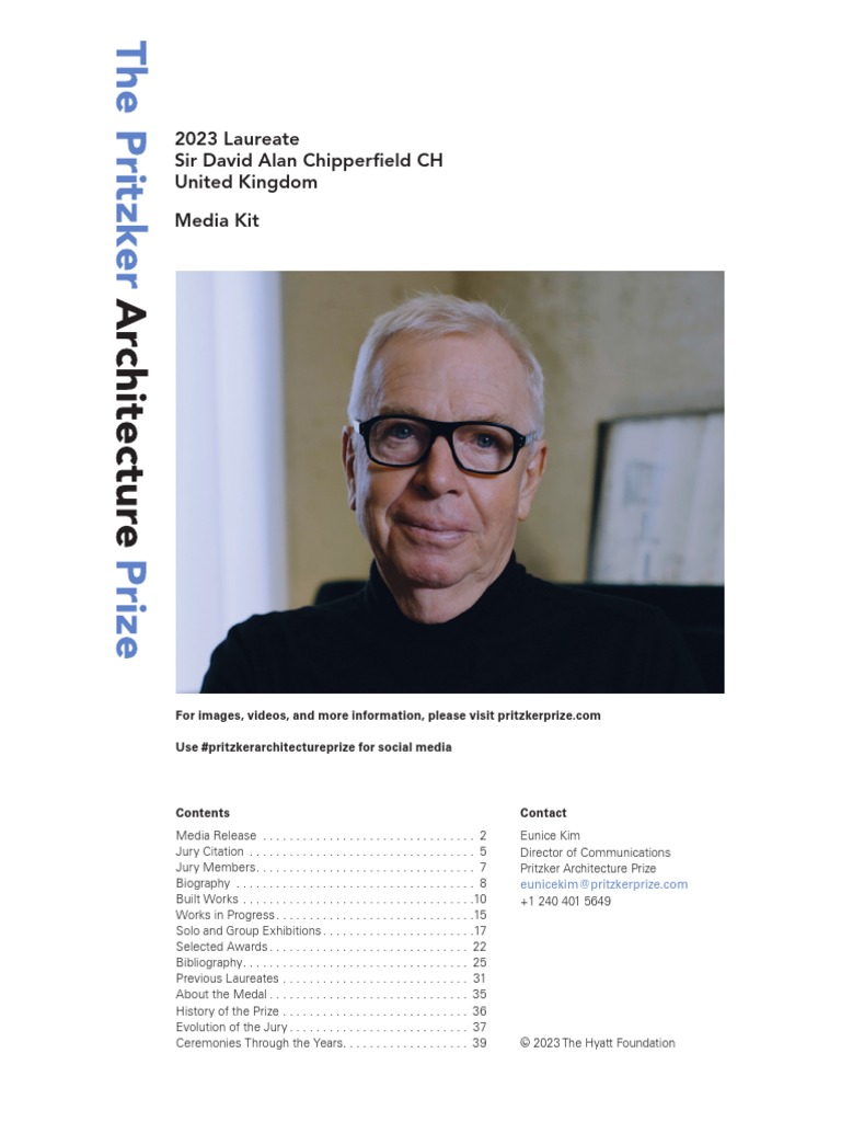 2023 pritzker prize media kit 0 download free pdf sustainability
