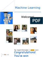 Machine Learning: Welcome!