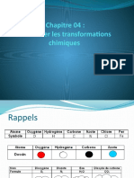 Chap 04 - Modéliser Les Transformations Chimiques 3