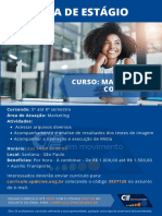 Vaga de Estágio: Curso: Marketing E Correlatos