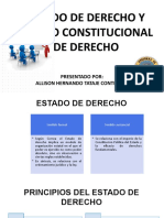Estado de Derecho y Estado Constitucional de Derecho