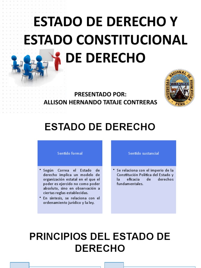 Estado de Derecho y Estado Constitucional de Derecho | PDF ...