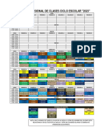 Horario Provisional 2023