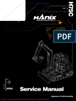 Hanix h75c Service Manual