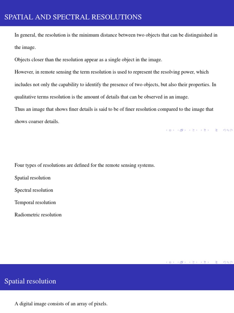 Spatial Pdf Image Resolution Field Of View