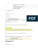 Examen Inicial de Gestion de Calidad