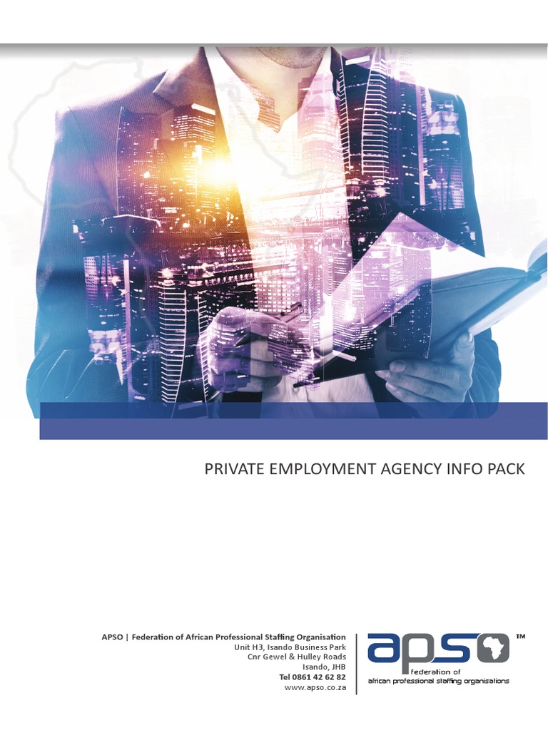 APSO_Private_Employment_Agency_Pack | PDF | Employment | Fee