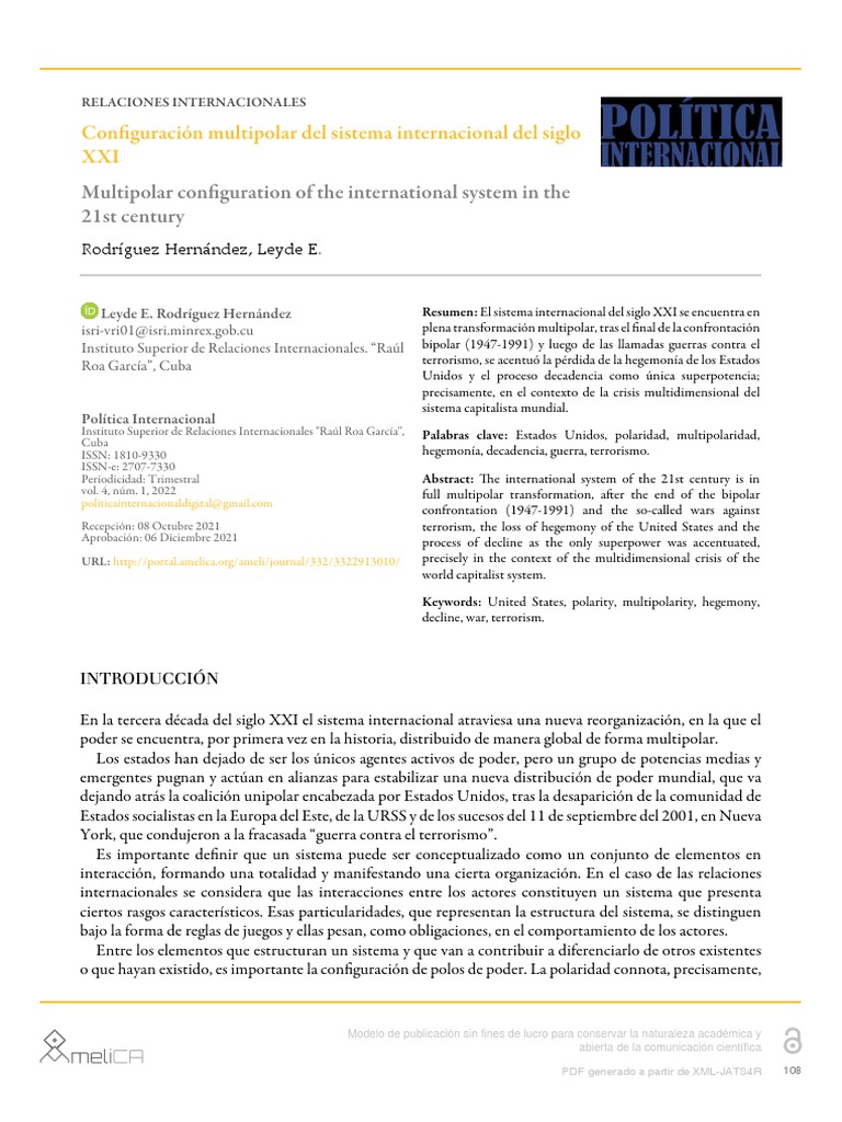 Configuracion Multipolar PDF Europa China