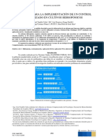 Alternativa para La Implementación de Un Control Automatizado en Cultivos Hidropónicos