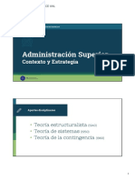 Administración Superior - Contexto y Estrategia