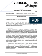 Reglamento Interno Del Comité Andino de Asuntos Culturales-CAN
