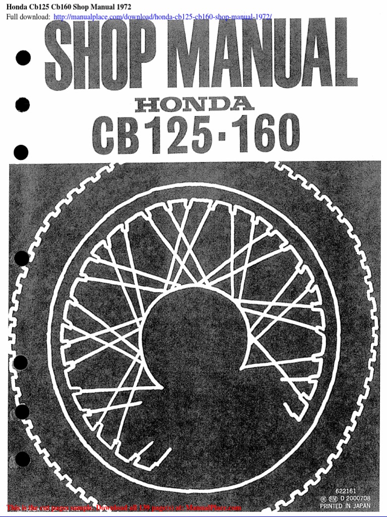 1972 HONDA CB350 SHOP MANUAL PDF intelligence overview