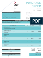 Purchase Order HS202210 32