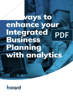Six Ways To Enhance Your Integrated Business Planning With Analytics