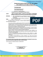 INFORME N°0072-2023 Sobre Inicio de Proceso Abitral Por Denegacion de Adenda N°02 Centro de Salud