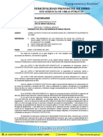 INFORME N°140-2023 sobre sustento tecnico de valorizaciones de componente equipamiento CENTRO DE SALUD