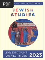 SUP's Jewish Studies 2023 Catalog