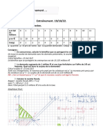 Activité - Entraînement DST Chapitre 1 Économie. Graphique.