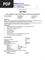 Kemia Pte LTD: Rohs Compliance, High Phosphorous Electroless Nickel Process