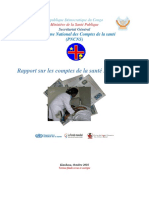 DRC-Rapport Sur Les Comptes de La Sante RDC 2014