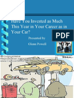 APT Presentation Have You Invested As Much in Career As Car