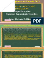 Campo Formativo Saberes y Pensamiento Científico - Mtro. Aarón - Mtro. Roberto