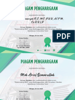 Contoh Sertifikat Donatur