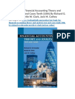 Test Bank For Financial Accounting Theory and Analysis Text and Cases Tenth 10th by Richard G Schroeder Myrtle W Clark Jack M Cathey
