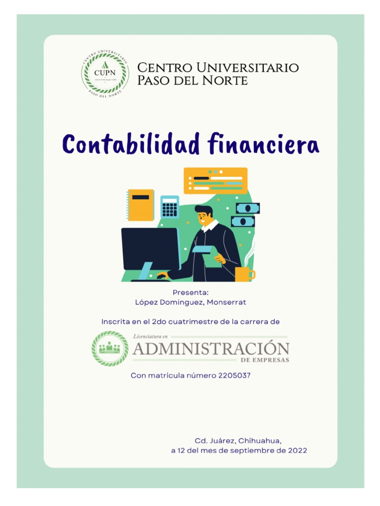 Contabilidad Financiera Pdf Contabilidad Factura