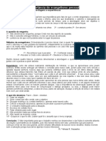 Estudo A importância do evangelismo pessoal - abordagens e experiências - Pr Valtemir.