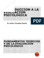 Unidad 1 Fundamentos Teoricos de La Evaluacion Psicologica