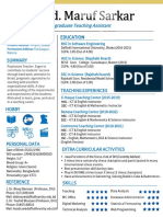 Resume Sample Blue