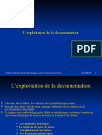 L'éxploitation de La Documentation (1) .PPT Version 1