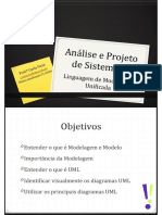 Análise e Projeto de Sistemas I -5- UML