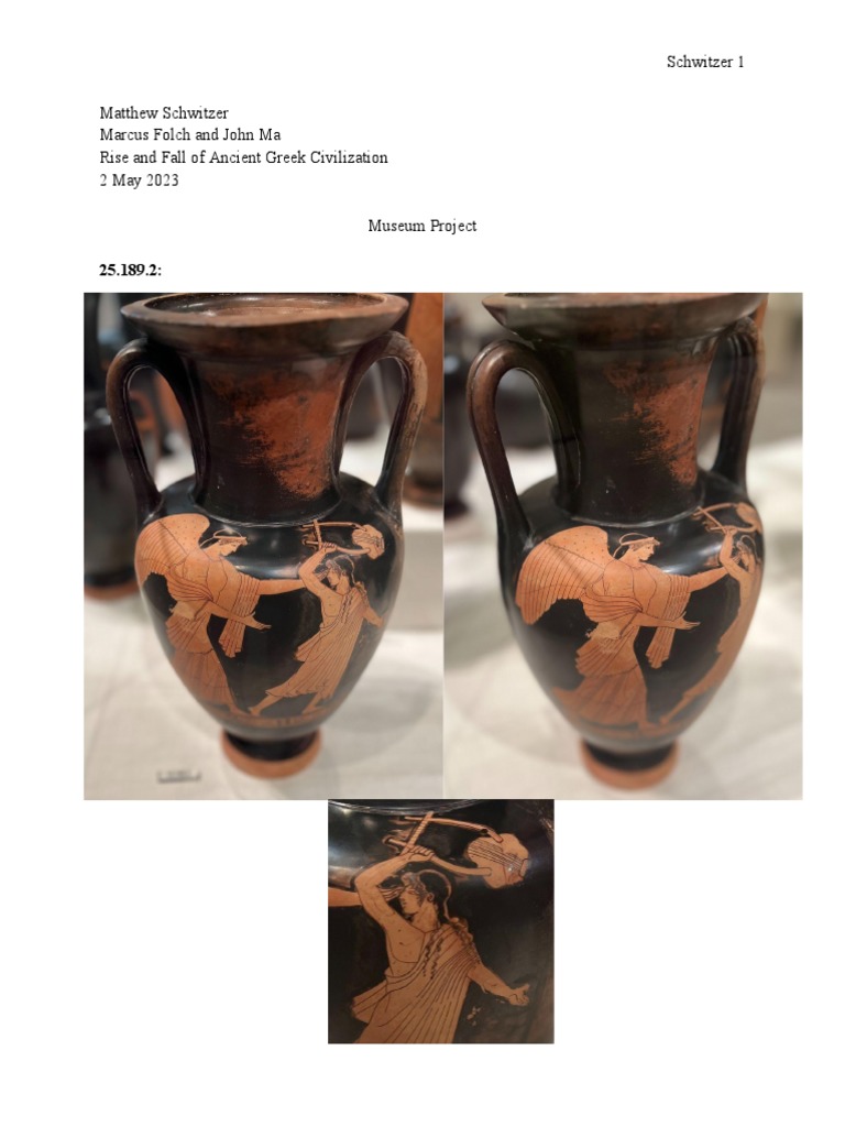 Ancient Greek Artifacts Analysis | PDF | Achilles | Classical Antiquity