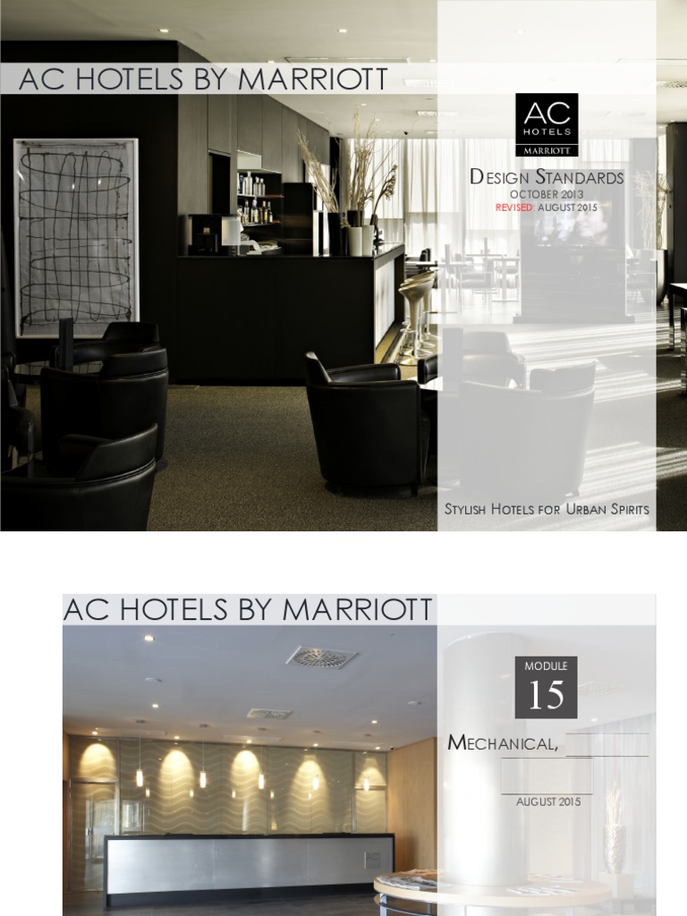 AC Hotels by Marriott Design Standards Module 15 HVAC PDF Duct
