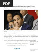 Thailand Parliament Opens To Elect New PM: 5 Things To Know: This Is Your Last Free Article This Month