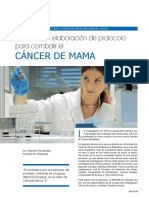 Cáncer de Mama Avances en Elaboración de Protocolo para Combatirlo 2016 04