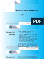 Pancasila Menjadi Ideologi Negara