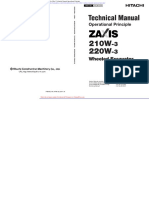 Hitachi Zaxis 210w 220w 3 Technical Manual Operational Principle